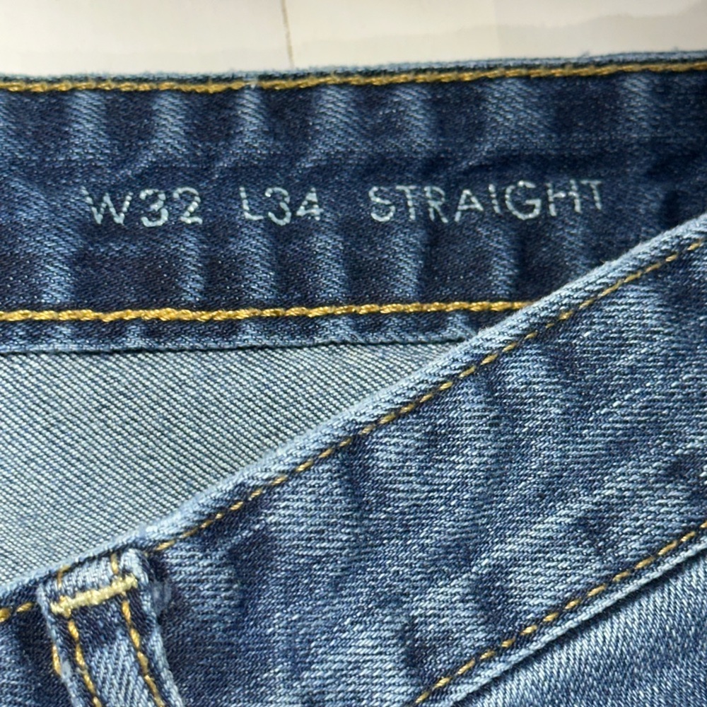 Calvin Klein women’s size 32/34 straight leg denim jeans - Picture 6 of 9